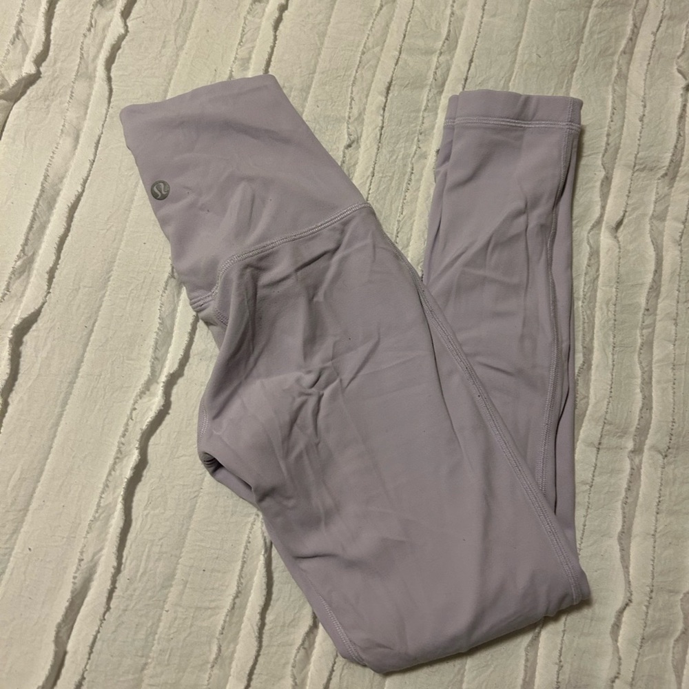 light purple double lined lululemon leggings